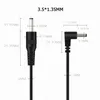 2st 5,5*2,1 mm 2,5 mm 4,0*1,7 mm 3,5*1,35 mm tråd DC Power Cable för LED -remsa CCTV -kamera Monitor Power Adapter Kabel 25 cm