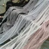 10 Meters/lot Hot Selling Off White Pink Blue African Elastic Lace Trim Quality Embroidered Guipure Lace Fabric Mesh Lace Fabric