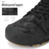 Stiefel Männer wasserdichte Knöchelstiefel Winter warme Plüschschnee Stiefel Männer Outdoor Sneaker Arbeiten Stiefel Männliche Gummi Winter Männerstiefel große Größe große Größe