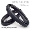 1pc S33 Pro Road Bike Tubkular Tire Bicycle Tires Фиксированная шестерна шина 28 "21 мм/24 мм 700C Bike Tire Black/красные/коричневые велосипедные детали