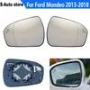 Car Auto Heated Vlind Spot Warning Wing Rear Mirror Glass for Ford Mondeo 2013 2014 2015 2016 2017 2018 Left Right Auto Parts