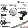 Shimano Deore M5100 11Speed Groupset Shifter SL-M5100 RD-M5100 Kurbelset SM-BB52 Klammerkassette 11-50T 52T X11 Ketten Original