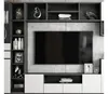 Gabinete de TV nórdico Parede da parede Integrada Sala de estar multifuncional combinada armário de parede estante de traje móveis TV cabi