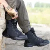 Boots Mens Work Safety Chaussures en acier Boots Boots High Top Sneakers Randonnée indestructible Léger