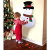 DIY FEL Snowman Choink Tree Dekoracje dla dzieci zabawki na Navid Ornaments drzwi domowe wiszące zapasy na świąteczne prezenty noworoczne noworoczne
