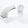 Homebegin 50st Little Vine Lace Laser Cut Cupcake Wrapper Liner Baking Cup för bröllop födelsedag julfest dekoration