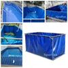 Hauteur 1M Canvas Piscine d'eau PVC revêtement Tarpauline Aquarium Pish Tank Enfants Piscine Koi Turtle Aquaculture