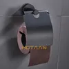 Toilet Paper Holders Hotaan Stainless Steel Kitchen Bathroom Towel Dispenser Toilet Black Paper Holder Bathroom Accessories 10992-H 240410