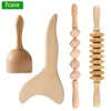 TCARE Wooden Linfatic Drenaggio linfatico Massager Terapia in legno Strumento di scultura del corpo per il rilascio di muscoli di Maderoterapia