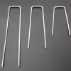 U-Shaped Galvanized Ground Anchors Stakes Pegs Pins for Securing Lawn Farm Sod Weed Barrier Landscape Grass Fabric Netting