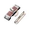 Sliding Door Lock with Key Zinc Alloy Locking Push-pull Locks Single Side Sliding Door Hook Cam Latch Safety Lock Hardware Tool