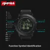 Montres Spovan Smart Watch Men Professional 5ATM REMOR DE L'APPEL BLUETOTH EMPHERPOR