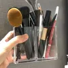 Transparent ögonbrynspennor Makeup Brush Storage Box Acryl Cosmetic Brush Storage Tube Student Desktop Single Square Pen Holder