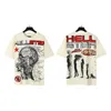 HELLSTAR T-shirt Rappe Mens Femmes Tshirt Rapper lavé Craft lourds Unisexe à manches courtes Haute Rétro Hell Hell Womens Designers Tees Mens Designer Shirts 16