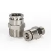 1st/Lot M5 1/8 "1/4" 3/8 "1/2" BSPT Male Pneumatic Nickel Plated Brass Push In Quick Connector Release Air Fiting VVS