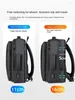 Backpack Qinnxer Multipinonal Travel for Men's Experable Duży Minimalist i Trende College Studenci Laptops Mochila