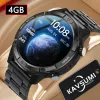 Watches 2024 New Bluetooth Call Smart Watch 454*454 AMOLED 1,39 tum skärmklocka Visa alltid Time 4GB Local Music Smartwatch Men