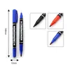 Deli 3PCS Colored double pointe 0,5 / 1 mm Fast Dry Sign Marker Penns CD Fabric Metal Mark Quality Fineliner Paiting Drawing