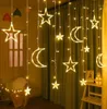 Decorazione per feste Moon Star Light String Eid Islamic Muslim Birthday Decor Al Adha Ramadan Easter Wedding2060885