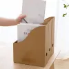 1/2PCS Office Organizer для настольного журнала держателя журнала Kraft Paper Books