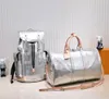 Travel Bag Designer Mirror backpack Men Duffle Bag Women Travel Bags Hand Luggage Leather Handbags Large CrossBody Bags Totes 50cm9683338