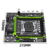 ZSUS X99 P4 Motherboard Set Kit med Intel LGA2011-3 Xeon E5 2650 V4 CPU DDR4 16GB 1*16GB 2133MHz RAM-minne NVME M.2 SATA 240410