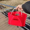 Aufbewahrungstaschen Plastikklapper kleiner Stuhlordner Ins Internet Red Bag Public TRA TRA