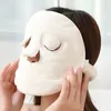 Máscara de compressa fria facial de toalha para hidratante hidratante salão de beleza cozido no vapor de coral de coral