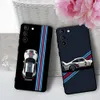 Martini Racing Horizontal Stripe Phone Case pour Samsung Galaxy S23 S10 S10E S7 8 9 Plus S20 21 30 22 Plus Ultra 5G Soft Covers