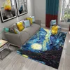 Color Van Gogh Oil Painting Art Carpet per camera da letto soggiorno bagno ingresso cucina tappeto comfort non slittamento per arredamento per la casa