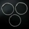 Chaîne de tennis 5 mm Moisanite Bracelet de tennis 925 Boîte-cadeau en argent sterling pour femmes bijoux Moisanite prêts à expédier Xingyue 1pcs