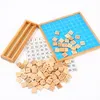 Wooden Math Learning Board Toy Montessori 1-100 Numeri consecutivi Centinaia di legno Numero Board Digital Learning for Toddler