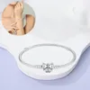Charm Armbänder Silber Farbe Schmetterlinge Armband für Frauen Anhänger Halskette Schmuck Geschenk Jubiläum Geburtstag