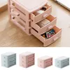 Desktop Mini Storage Box Small Drawer Multilayer Plastic Storage Cabinet Cosmetic Jewelry Box Stationery Box Storage Box1pc