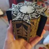 Dekoracyjne figurki 1: 1 Hellraiser Puzzle Box ruchomy lament horror terror figur