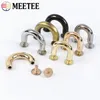 10-30Pcs 10-20mm Metal Buckles U Ring Bag Arch Bridge Screws Detachable Buckle Hanger Hook DIY Handbag Leather Craft Accessories