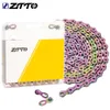 ZTTO 12Speed Chaînes Bicycle Mtb 8 9 10 11 12 Speed Mountain Road Road Bike Chain avec connecteur 10s Missing Link Magic Quick Connect