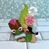 Pineaples Garden Add Ons Sentimento Carimbos Cut Dies Gnome Craft Scrapbook Decorações