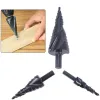 1/3PCS / Set Step Drill Bit HSS COBALT STEP Azote étapé SPIRAL CONET COTTER METAL CONE MÉTAL CONE TRAND