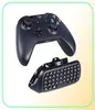 24g Mini Bluetoothe Wireless Chatpad Test Message Qwerty Clavier pour Xbox One Slim Controller Keyboards USB Receiver1179355