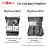 0 Duty 2pcs Ti Powder Cold Spark Machine 600w with Flightcase Machine DMX Remote Sparkular Machine Wedding DJ Cold Firework
