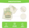 Summer Spring Eucalyptus Leaves Daisy Vase Linen Table Runner Wedding Party Home Decor Easter Kitchen Dining Table Tablecloth