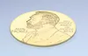 Moneta d'oro Nobel 24K medaglie commemorative Gold Gold Regali di raccolta di badge stranieri 5pcslot Inventas Vitam Iuvat Excouisse per AR9458583