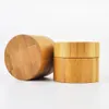 5pcs 30g 50g Natural Bamboo Cream Jars Cosmetic Eco Friendly Conging Container Congle INNER INNER