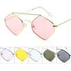 Sunglasses Vintage Eye-catching Comfortable -shaped Metal Summer Must-have Uv Protection Fashionable