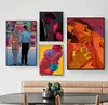 Sexy Couple Nude Canvas Painting Lover Sex Woman Men Manga Posters And Prints Wall Art Pictures For Living Room Home Bar Decor