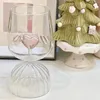 Vingglasögon Transparent dekoration Martini Champagne Drinking Cup Shape Statue Goblet för årsdagen gåvor