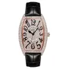 Luxury feminino relógios designer New All-Match Genuine Ladies Assista Modelo Digital Gypsophila Quartz Mulheres à prova d'água Assista a moda em forma de barril AGFH 460