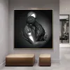 Effet 3d Angel Hug Couple Sculpture Lover Art Affiches Canvas Toom