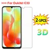 2-1pcs 9h Verre trempée pour oukitel C33 Pelicula Protective Glass Cover pour Cristal Templado Oukitel C33 Film de protecteur d'écran